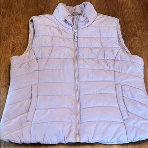 Aeropostale Liliac Full Zip Puffer Vest Pocketed Collared Size XXL